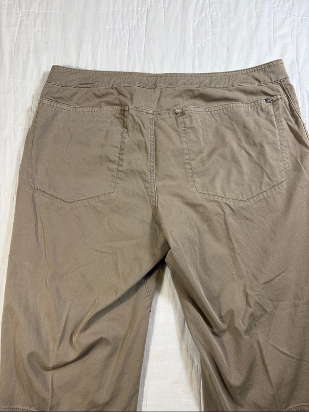 Gorpcore Orvis Everyday Stretch Chino Pants Khaki Tan/Taupe Straight Leg Size 10 - Picture 8 of 12